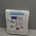 Pool Cover Pump Siphon, Automatic Above Ground Pool Water Pump, White, Round, Plastic, Siphon Mechanism, Effortless Pool Drainage