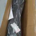 Comfort Zone 1500W Convection Baseboard Heater with Built-In Thermostat, Overheat & Tip-Over Protection, Dent-Proof Ends, Plug-In Portable, Ideal for Home, Bedroom & Office, Black