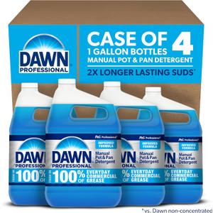 Dawn Professional Pot and Pan Detergent, Regular Scent, 3.8l (Case of 3)