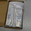 10 Pack Brushed Satin Nickel Cabinet Pulls 5 Inch Hole Centers Kitchen Cabinet Handles Silver Drawer Pulls Cabinet Hardware