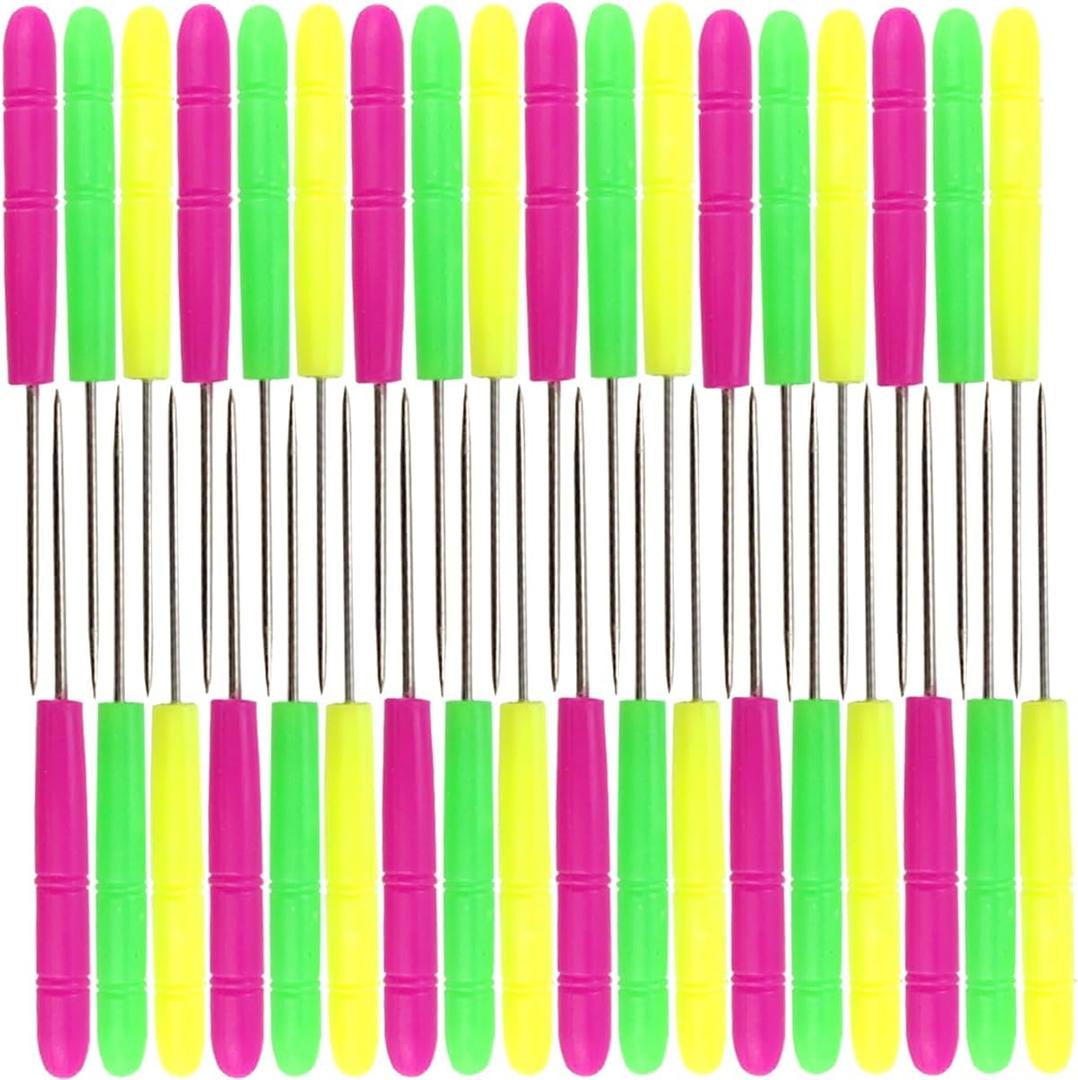 RONYOUNG 36PCS Sugar Stir Needle Scriber Needle Biscuit Icing Pin DIY Baking Pin Stainless Steel Pin Icing Sugarcraft Cake Decorating Needle Tool