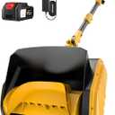 Electric Snow Shovel, 21000RPM Cordless Snow Blower, 13" Snow Blower with 2 Powered 24V Batteries, Lightweight for Easy Snow Removal on Steps,Patio,Driveway,Home,Yellow