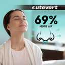 Anti Snoring Devices, 6-Pack Magnetic Snore Stopper with Adjustable Silicone Nose Clip, Effective Snoring Solution for Restful Sleep, Professional Nose Vents to Relieve Snoring for Men and Women