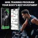 MhIL Workout Gloves for Men Comfortable Gym Gloves for Men with Enhanced Grip for Safety and Hand Protection Weight Lifting Protection with Wrist Wraps Support for Performance Boost and Style