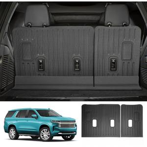 Backrest Mat for 2022-2025 Chevy Tahoe/GMC Yukon Cargo Mat All Weather Protector Rear Seat Back Liner for 2022 2023 2024 2025 Chevrolet Tahoe/GMC Yukon Accessories