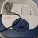 Collapsible Foot Spa Bath Massager with Heat, Bubbles, Pedicure Foot Spa with 8 Rollers, Tub for Stress Relief, Soaker with Mini Acupressure Massage Points & Temperature Control