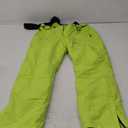 YEEFINE Men's Waterproof Snow Ski Pants Insulated Warm Winter Outdoor Snowboard Bibs with Suspenders Size M