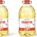 Amazon Grocery, Peanut Oil, 128 Fl Oz, Pack of 2 (Previously Amazon Fresh, BB 01 Aug 2025