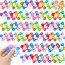 84 PCS Pop Fidget Spinners - Colorful Party Favors for Kids - Sensory Toys for Stress Relief and Anxiety - Classroom Prizes,Goodie Bag Stuffers,Birthday Gifts