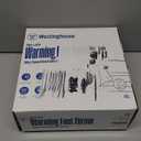 Westinghouse Electric Blanket with Foot Pocket for Adults, Ultra Soft Flannel to Sherpa Heated Throw with 6 Heating Levels & 2-10 Hours Time Settings, Fast Heating & Machine Washable, 50x62, Navy Blue