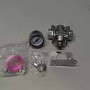 BARTOO Fuel Pressure Regulator Carburetor with Gauge Kit, 4 1/2 to 9 PSI, 3/8in NPT, 12-803 Zinc Alloy