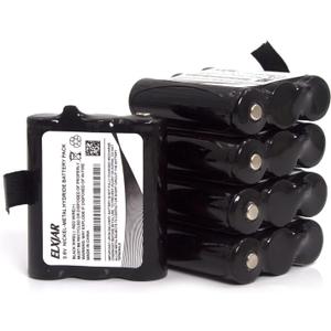 (5-Pack) 3.6V 1200mAh Ni-MH Battery Replacement for Midland BATT10, AVP13, X-Talker T71, T75, T77, T79 Two-Way Radios