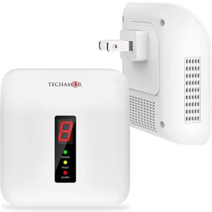 Y401 Natural Propane Gas Detector, Home Gas Alarm and Monitor, Leak Alarm for LNG, LPG, Methane, Coal Gas Detection in Kitchen, Home, Camper (1 Pack)