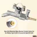 Gas Grill Manifold Main Burner Control Valve for Weber Spirit E-210, E-310, E-315, Gas Grill Burner Valve for Weber Spirit(2013-Current) & Spirit II Grill Parts, Natural Gas(NG)