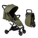 Lightweight Travel Stroller for Baby & Toddlers - Easy Fold & Compact Stroller with Canopy, Storage Basket, Multi-Position Recline & Convenient One-Hand Fold (Green)