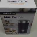 SIMPLETASTE Milk Frother, 4in1 Electric Milk Steamer, Automatic Warm and Cold Foam Maker and Milk Warmer for Latte, Cappuccinos, Macchiato