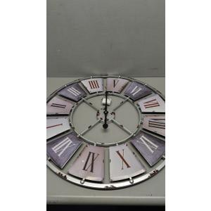 Sorbus Decorative Large 24-Inch Wall Clock for Living Room, Vintage Industrial Modern Rustic Farmhouse Style, Oversized Roman Numeral Clock, Modern Wall Clock, Ideal Room Dcor
