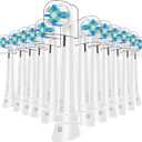 12 Pcs IO Replacement Heads Compatible with Oral B IO 2/3/4/5/6/7/8/9/10 Electric Toothbrush, Brush Heads for Teeth Clean Compatible with Oral B IO (White)
