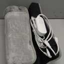 Electric Heated Foot Warmer Heating Pads with Fast Both-Side Heated Technology, 22"20", 6-Layers Heat Retention Fabric, 3 Timer Settings & 9 Heat Levels for Under Desk/Sofa/Bed, Light Gray