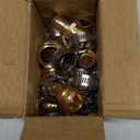 5 Set Garden Hose Repair Connector Kit with Clamps, Fit for 3/4" or 5/8" Garden Hose Fitting, Male and Female Hose Adapter, Water Hose Repair Kit