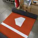 Baseball Batting Mat, 10x3.8/12x6ft Softball Hitting Mat, Batters Box Turf Mats with Home Plate, Anti-Slip Baseball Softball Cage Mats for Indoor Outdoor