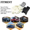 Power Window Lift Motor Assembly Compatible with Ford Expedition 2008-2017 Lincoln Navigator 2007-2017 Sport Utility Replace Left Driver Side Window Regulator Motor 7L7Z7823395A AL7Z7823395A