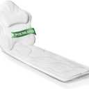 Poemland Luxury Thick Full Body Bath Pillows Mat & Cushion for Bathtub Headrest Neck Shoulder Support Comfort Relaxation Spa Accessories Perfect for a Spa Soak in Bathtub (White)