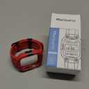 amBand Bands Compatible with Apple Watch 9/8/7/SE (3/2/1)/6/5/4 45mm/44mm Case for Men, M1 Sport Series Rugged Bumper Protective Cover for iWatch SE3/SE2/6/SE/5/4/3 44 mm 42mm - Mars Red