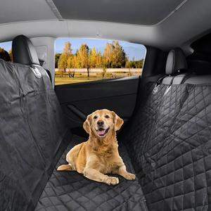  Dog Car Seat Cover 100% Waterproof Non-Slip Pet Dog Back Seat Covers Hammock Boot Liner for Dogs with Adjustable Straps for Model Y Accessories 2020-2025