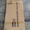 Elliptical Exercise Machine, 16-Level Magnetic Resistance Elliptical Machine for Home Trainer with Hyper-Quiet Drive, 15.5IN Stride, LCD Monitor & App Support, 350LBS Weight Capacity (Classic)