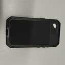 Marrkey for iPhone 16E Metal Case 6.1",Heavy Duty Shockproof Aluminum Alloy Tough Armour Military Grade Phone Case,360 Full Body Protective Cover with Silicone Built-in Screen Protector -Black