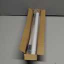 BeBecome Sliding Door Security Bar17-50 inch Adjustable Patio Door Security bar with Rubber Tips Apartment Bedroom Bottom of Door Heavy Duty Interior White