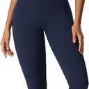 Workout Sets for Women 2 Piece High Waist Leggings Stretchy Backless Sports Bra Gym Yoga Outfits Athletic Clothes (Large, Dark Blue)
