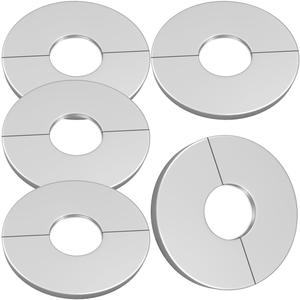 Wall Split Flange Stainless Steel Escutcheon Plate plumbing Cover Self-Adhesive Round for 50mm Diameter Pipe