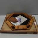 AMEROUS Upgraded 1-6 Players Shut The Box Dice Game, Wooden Board Table Math Game with 16 Dice for Kids Adults, Family Classroom Home Party or Pub