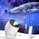 2026 Upgraded 3D Galaxy Projector, Star Projector, Include 93 Immersive Themes, Bluetooth Speaker Stereo Sound & Remote Control Night Light for Bedroom, Living Room, Home Decor, Gifts for Kids, Adult