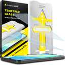 FlexiSchutz for Samsung Galaxy A17/ A16 5G/ 4G Screen Protector with Installation Tool, Tempered Glass for Samsung A16/ A17 Screen Protector, HD Clarity, Buble Free, Anti Scratch [2 Pack]