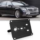 Front Bumper License Plate Mount Compatible with Mercedes-Benz AMG S Class 2014-2020 Mercedes-Benz S Class 2014-2020 No Drill Front Tow Hook License Plate Frame Anti-Theft Bracket Holder Accessories