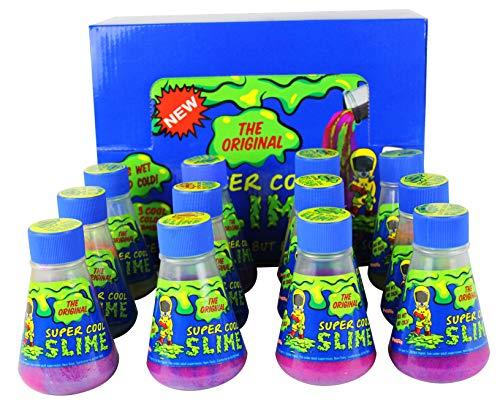The Original Slime - Pack of 24 Cool and Holographic Slimes Perfect for Birthday Parties, Loot Bags, Easter Baskets, Halloween and Stocking Stuffers, for Kids, Boys and Girls Ages 5+