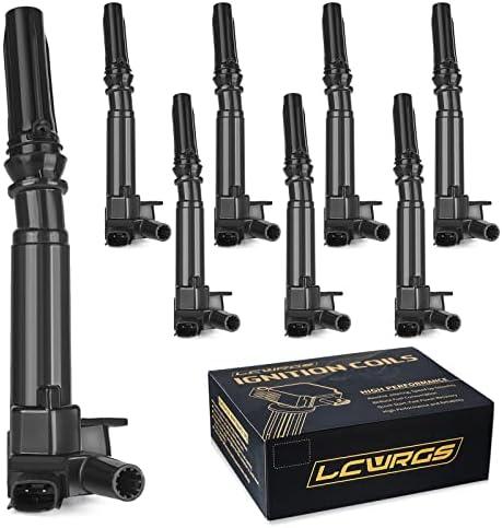 Set of 6 Ignition Coils Fits for 6.2 V8 Ford F250 F350 E350 Super Duty 2010 2011 2012 2013 2014 2012 2016 2017 Coil Packs Driver Side & Passenger Side Replaces# UF639 UF631 C1800 C1801