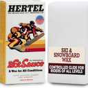 Hertel Super HotSauce All Temperature Ski and Snowboard Wax - Easy to Apply, Rub On or Iron On Hot Wax for Snowboards and Skis - Last up to three times longer (340 g)