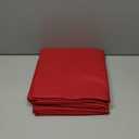 Niuara Red Rectangle Table Cloth - 3 Pack, 60" × 84" Washable Fabric Tablecloth for 5FT Tables, Wrinkle-Resistant & Heat-Proof Table Cover for Weddings, Dinners & Parties, Red