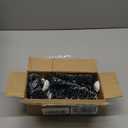 16 PCS Christmas Figurine Village Accessories, Mini Street Light Models with Brush Trees, Miniature Christmas Pathway Street Lamps Lantern Post for DIY Micro Landscape Fairy Garden