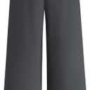 BTFBM Women High Waisted Wide Leg Pants Spring 2026 Business Casual Work Pants Loose Office Palazzo Trousers Pockets