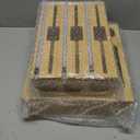 9 IN 1 Bamboo Foil and Plastic Wrap Organizer for Kitchen Drawer, Plastic Bag Organizer Organization and Storage, Food Storage Bag Organizer with Labels for Quart Gallon Snack Sandwich Bag (Natural)