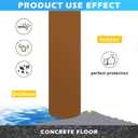 Papillon Garage Door Bottom Seal Strip, Weatherproof EPDM Rubber Threshold, Fits All Standard Doors, Easy for DIY Homeowners, No Adhesive (20Ft, Grey)