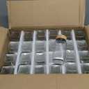 SWOMMOLY 24 Glass Spice Jars with 366 Labels, 6 oz Spice Jars with Bamboo Lids, Empty Bottles with Shaker Lids, Spice Containers with White Spice Labels,Chalk Marker, Funnel