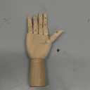 7 inch Wooden Hand Model - Wood Right Hand Art Mannequin Figure with Posable Fingers for Drawing School, Practice, Supplies, Jewelry Display, Decoration, Sketching