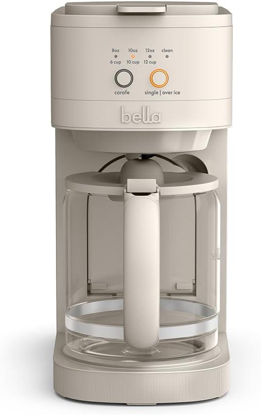 BELLA VersaBrew 12 cup Coffee Maker, Oatmilk