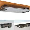 Under Desk Laptop/Mini PC Storage Mount,CPU Holder,Compatible with Dell OptiPlex,Mac Book,Mac mini and More.